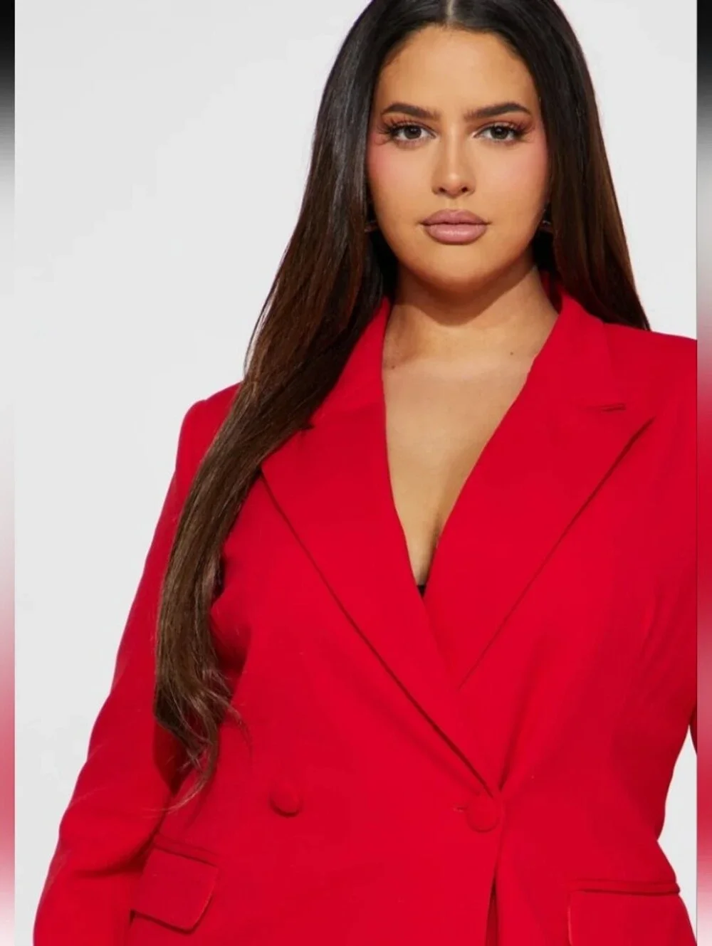 Beautiful ladies Fashion Nova Red Pantsuit